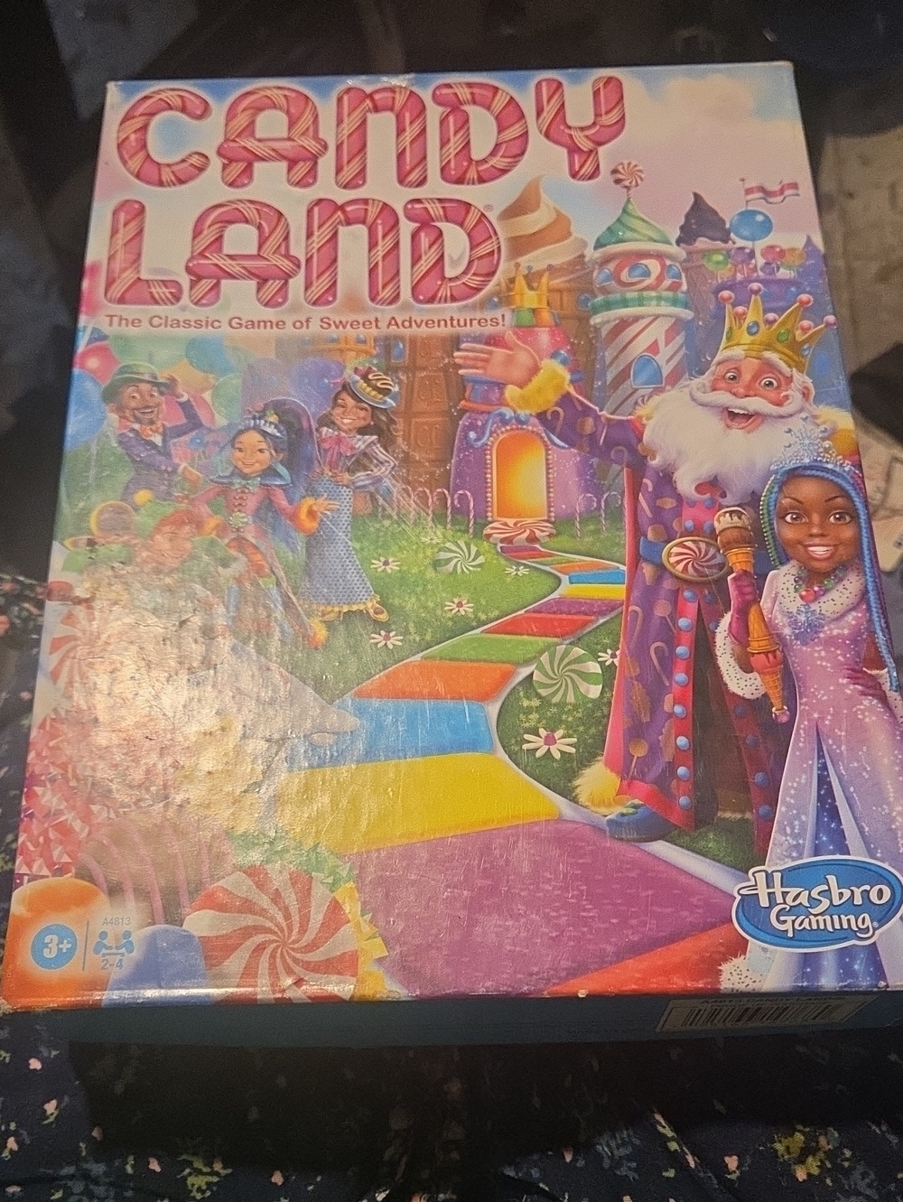 Hasbro Candy Land Board Game - Pink, Purple, Yellow, Blue